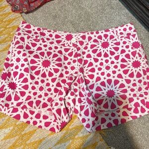 Pink & White Shorts